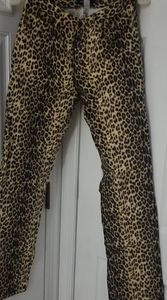 Leopard print pants